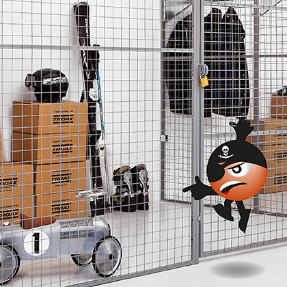 Security cages can protect your possessions from burglars and increase the value of your property
